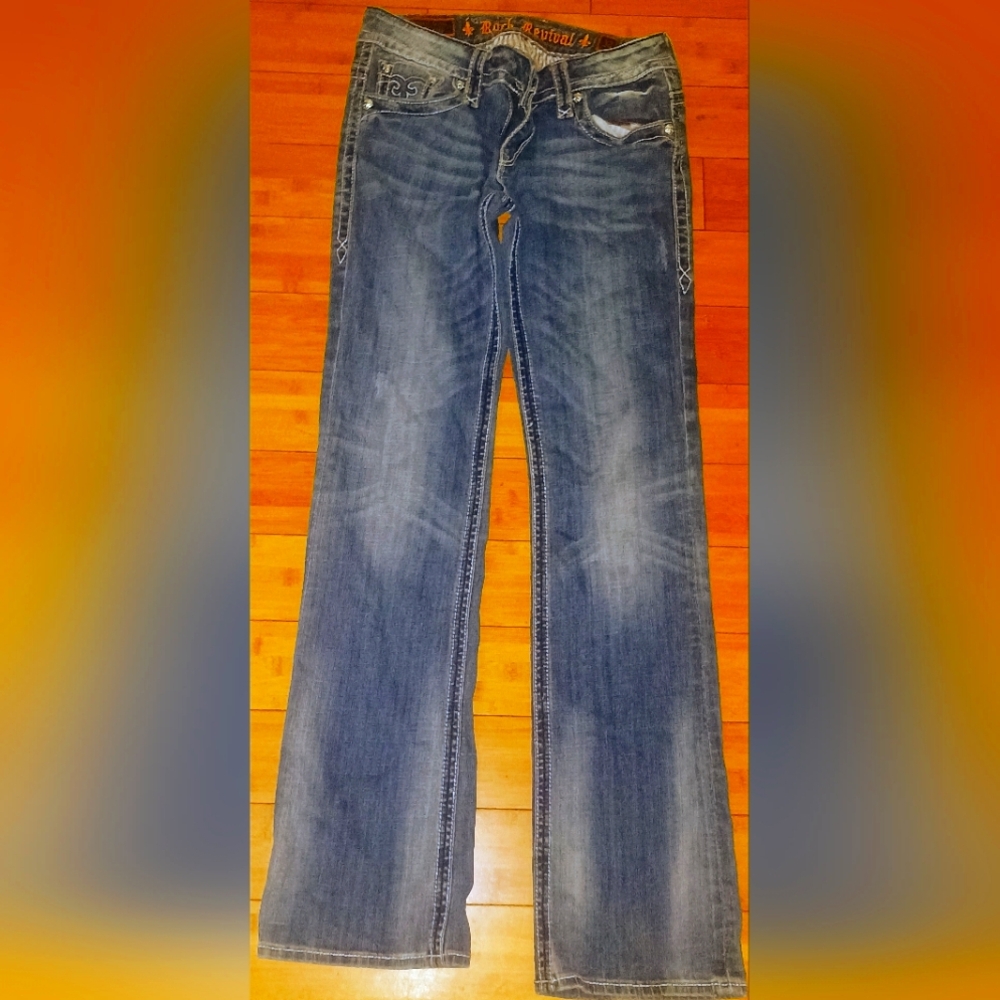 Rock Revival Men's Indigo Bootcut Jeans